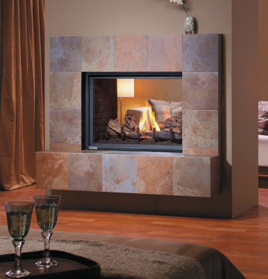 Montigo Divine H Series 38" Direct Vent See-Through Fireplace, Natural Gas (H38FSDN)